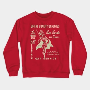 Top Hat Fountain Vintage Crewneck Sweatshirt